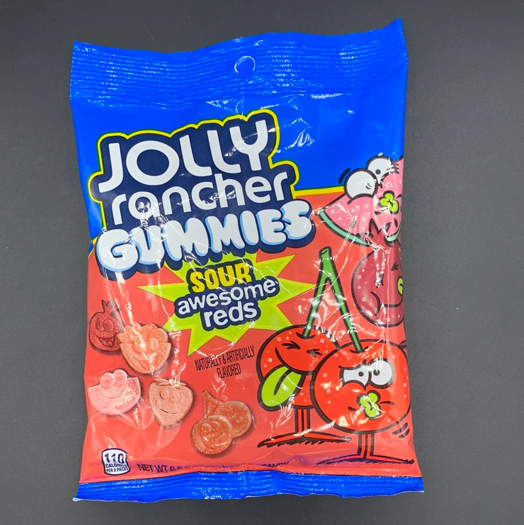 Jolly Rancher Gummies - Sour Awesome Reds, 184g (CANADA)