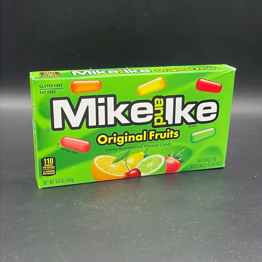 Mike and Ike - Original Fruits, Assorted Fruit Flavours 141g (USA).