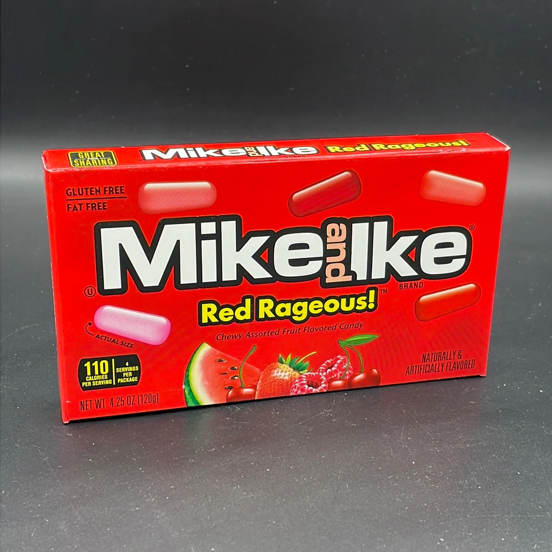 Mike and Ike - Red Rageous, Assorted Red Fruit Flavours 120g