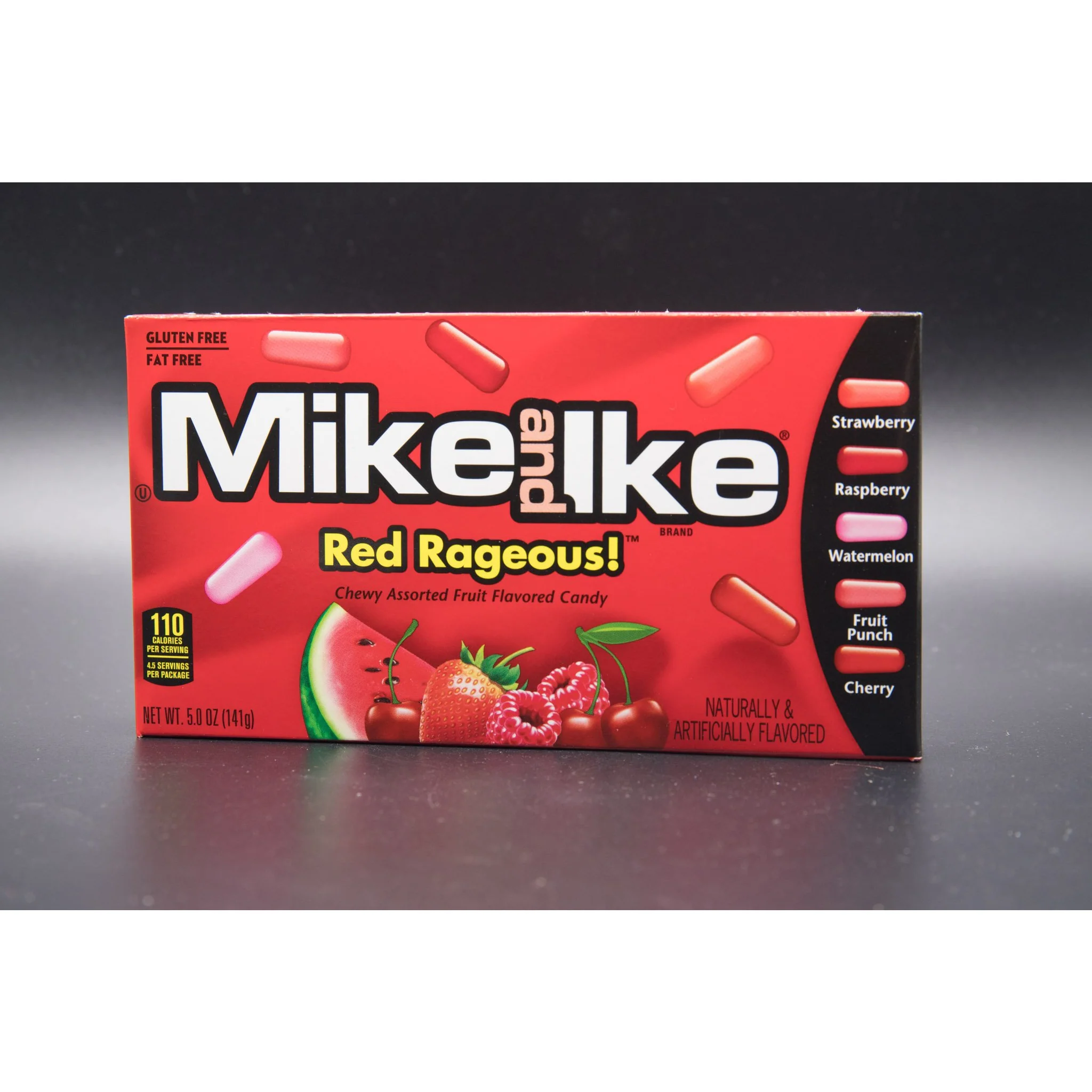 Mike and Ike - Red Rageous, Assorted Red Fruit Flavours 120g - Image 2