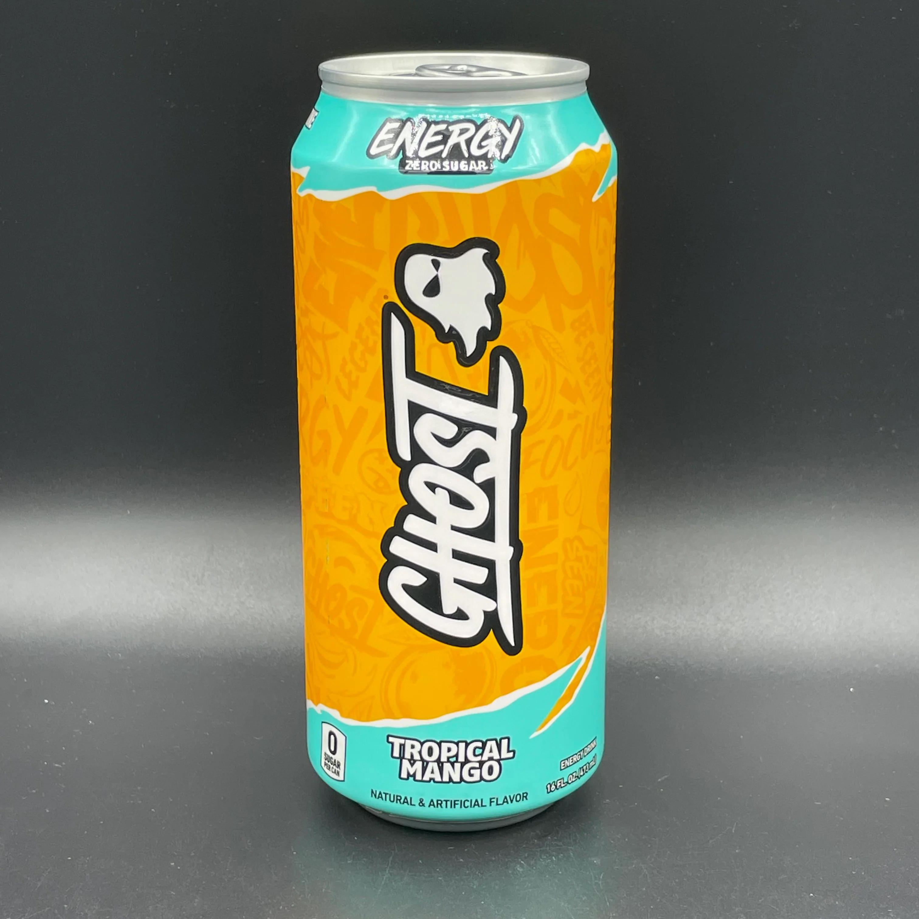 Ghost Energy, Tropical Mango Flavour - Zero Sugar, Five Calorie, Energy Drink, 473ml (USA)