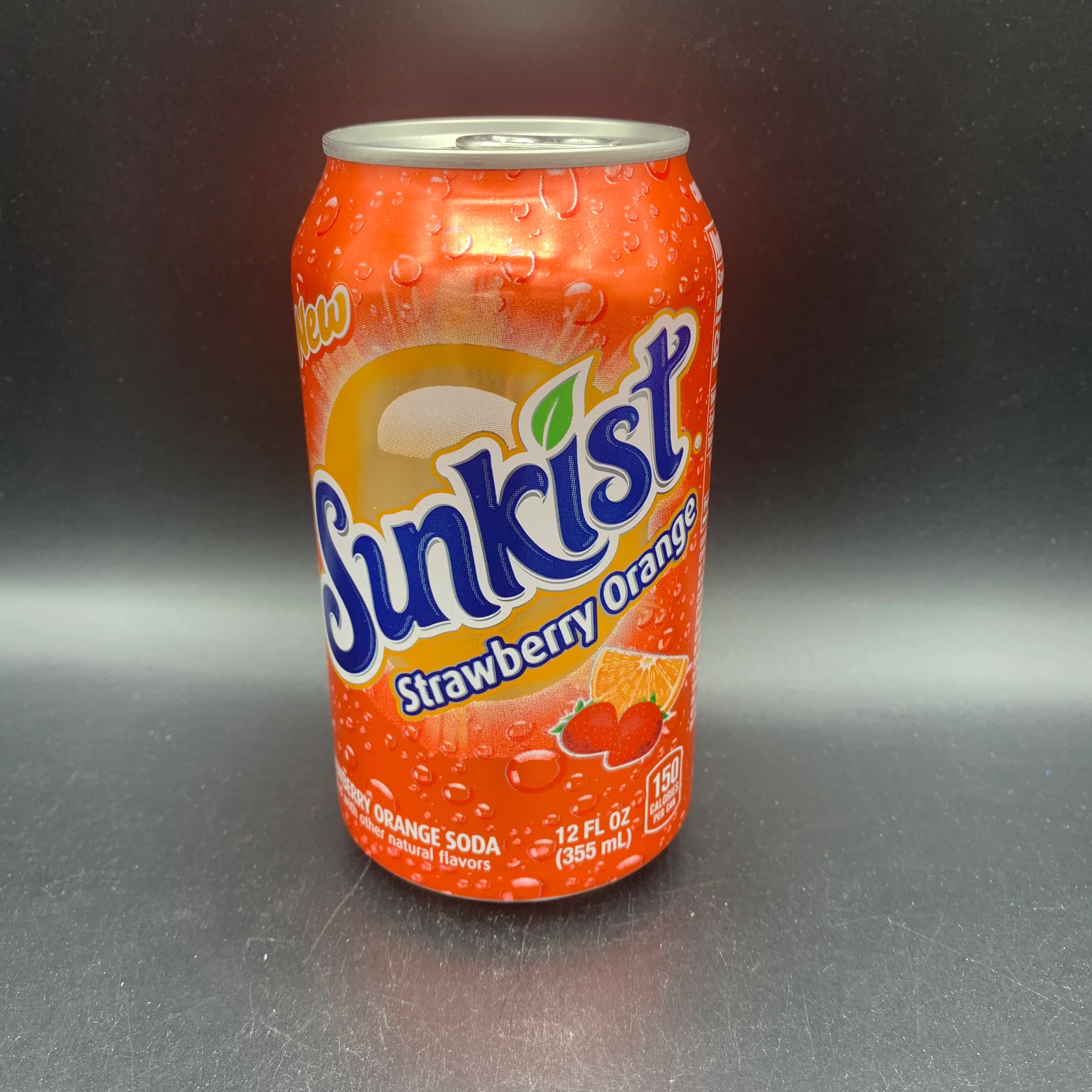 Sunkist - Strawberry Orange Flavour, 355ml (USA) - Image 3